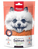 Wanpy Dog Лакомые кусочки из нежного лосося в форме рыбок, 100 гр